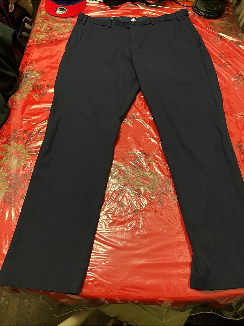 Lauren Ralph Lauren Navy Dress Pants Mens 40x32 Regular Fit straight leg